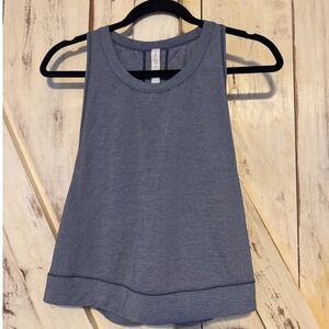 Lululemon Women Top Racerback Tank Training‎ Activewear Athleisure Gray Size 4